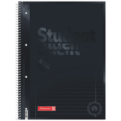 Collegeblock Premium Student Colour Code | A4, Lineatur 27, 80 Blatt, onyx