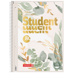 Collegeblock Premium Student „Bloom“ | A4, Lineatur 27, 80 Blatt
