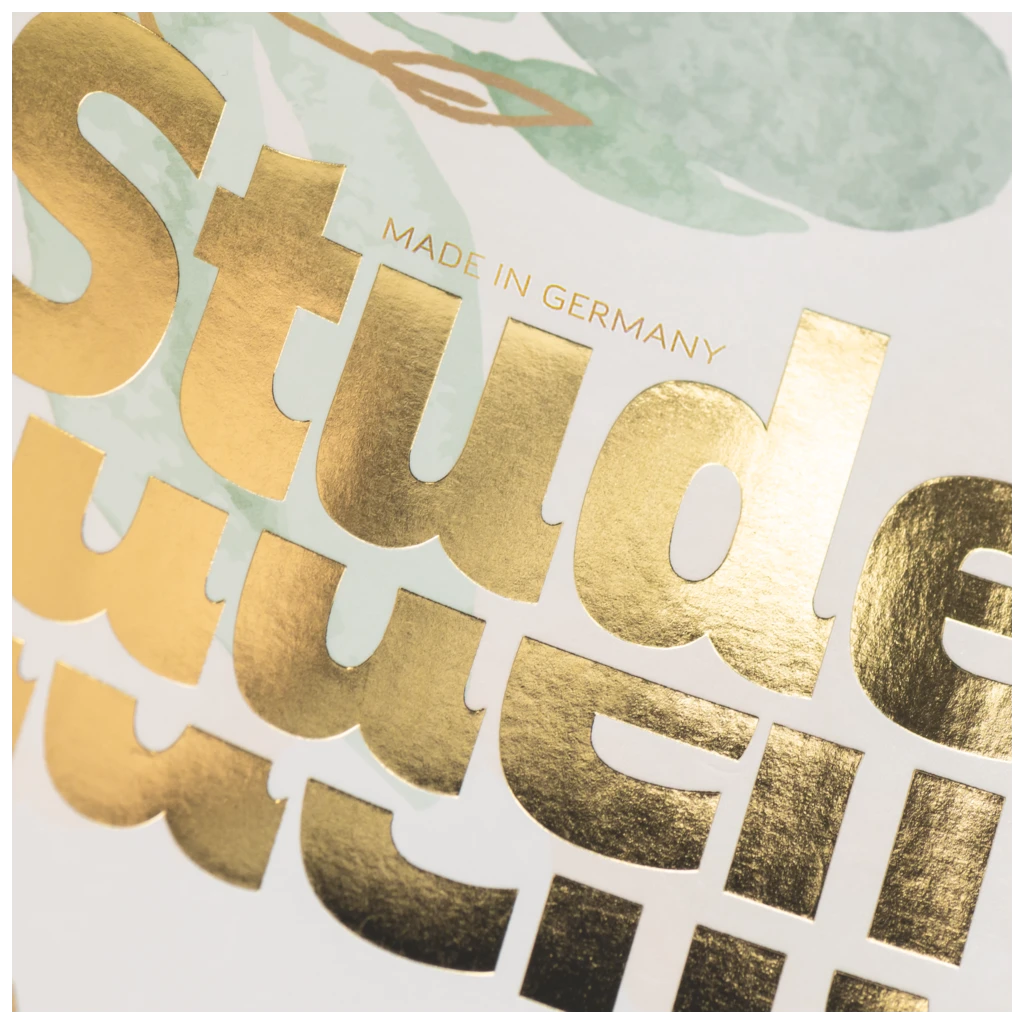 Collegeblock Premium Student „Bloom“ | A4, Lineatur 27, 80 Blatt