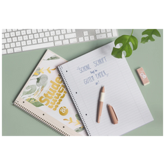 Collegeblock Premium Student „Bloom“ | A4, Lineatur 27, 80 Blatt