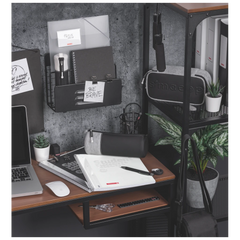 Collegeblock Premium Student „Hardwired“ | A4, Lineatur 27, 80 Blatt, schwarz