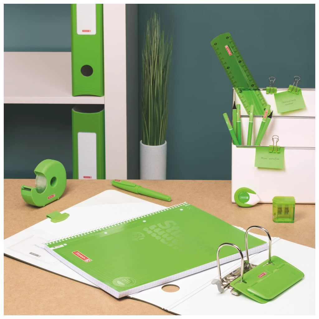 Collegeblock Premium Student Colour Code | A4, Lineatur 28, 80 Blatt, kiwi