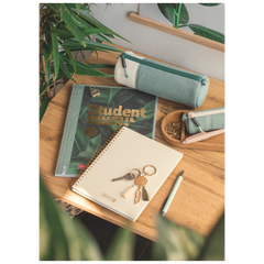 Collegeblock Premium Student „Jungle“ | A4, Lineatur 28, 80 Blatt, dunkelgrün