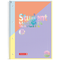 Collegeblock Premium Student „Intoxicate“ | A4, Lineatur 28, 80 Blatt, koralle/violett