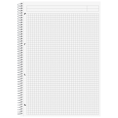 Spiralnotizbuch Premium Metallic | A4, kariert, anthrazit