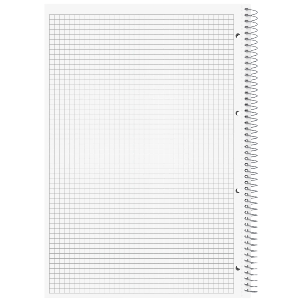 Spiralnotizbuch Premium Metallic | A4, kariert, anthrazit