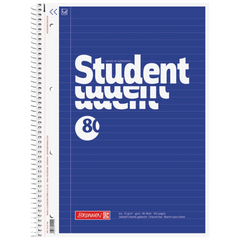 Collegeblock Student | A4, Lineatur 21, 80 Blatt, blau