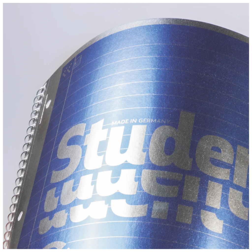 Collegeblock Premium Student | A4, Lineatur 27, 80 Blatt, blau