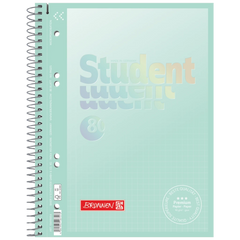 Collegeblock Premium Student „Pastell“ | A5, Lineatur 5, 80 Blatt, pastellmint