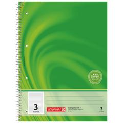 Collegeblock Premium Vivendi | A4, Lineatur 3, 40 Blatt, grün