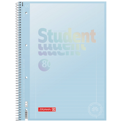Collegeblock Premium Student | A4, Lineatur 27, 80 Blatt, pastellblau