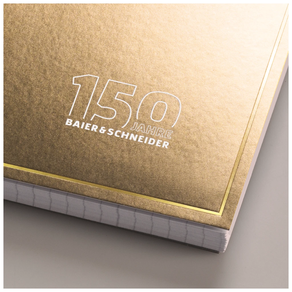 Collegeblock Premium Student „Gold“ | A4, Lineatur 28, 80 Blatt, gold