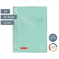 Collegeblock Premium Student Colour Code | A4, Lineatur 27, 80 Blatt, mint
