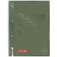 Collegeblock Premium Student Colour Code | A4, Lineatur 27, 80 Blatt, olive