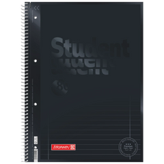 Collegeblock Premium Student Colour Code | A4, Lineatur 27, 80 Blatt, onyx