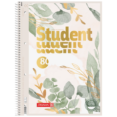 Collegeblock Premium Student „Bloom“ | A4, Lineatur 27, 80 Blatt