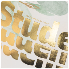 Collegeblock Premium Student „Bloom“ | A4, Lineatur 27, 80 Blatt