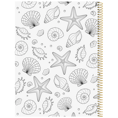 Collegeblock Premium Student Sunny Ocean | A4, Lineatur 27, 80 Blatt, mehrfarbig, pastell