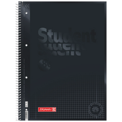 Collegeblock Premium Student Colour Code | A4, Lineatur 28, 80 Blatt, onyx