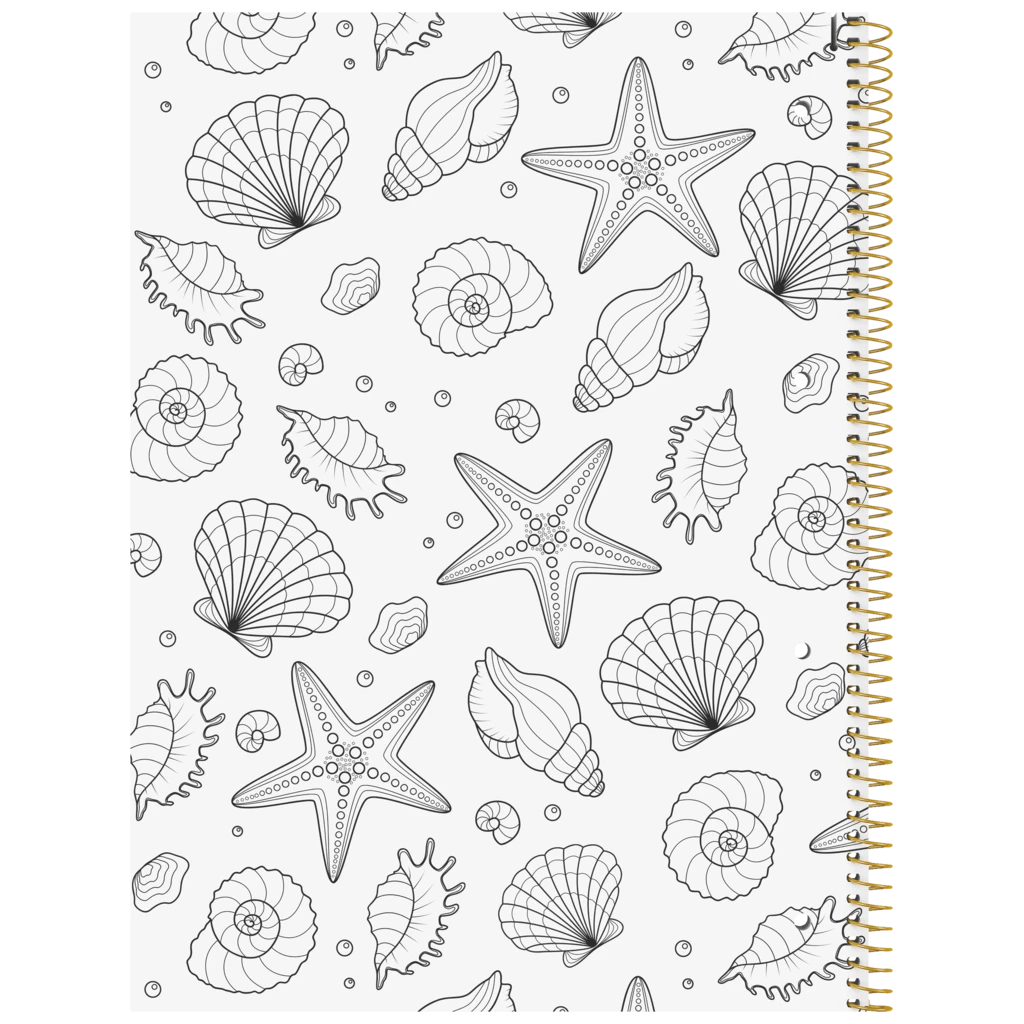 Collegeblock Premium Student Sunny Ocean | A4, Lineatur 28, 80 Blatt, mehrfarbig, pastell