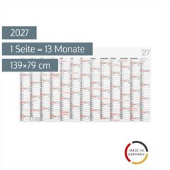 Plakatkalender Mod. 701 00 2027 | 139×79 cm