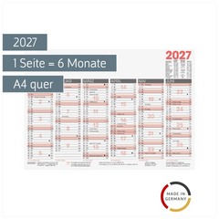 Tafelkalender 2027 | A4 quer