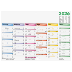 Tafelkalender DATAline 2026 | A4 quer