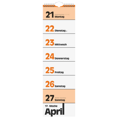 Streifenkalender 2026 | 130×450 mm