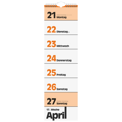 Streifenkalender 2027 | 130×450 mm
