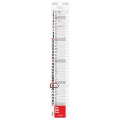 Streifenkalender 2026 | 130×830 mm
