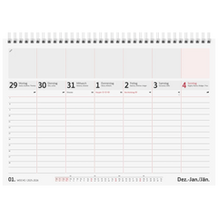 Tischkalender '26 | 290×200 mm, weiß