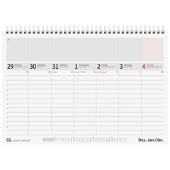 Tischkalender 2027 | 290×200 mm, weiß