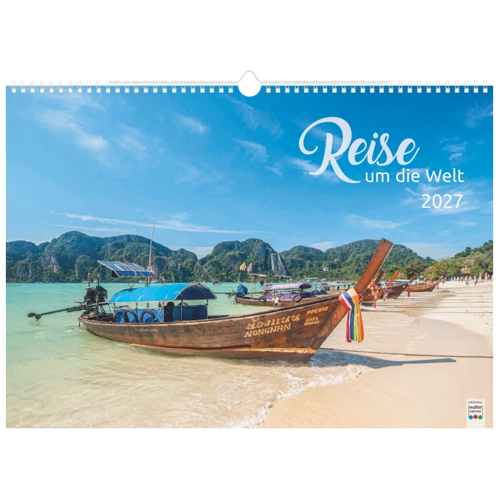 Bildkalender 2027 „Reise um die Welt“ | 440×310 mm