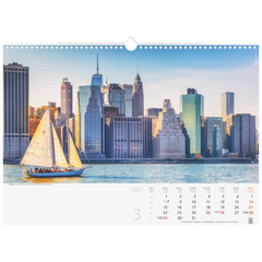 Bildkalender 2027 „Reise um die Welt“ | 440×310 mm