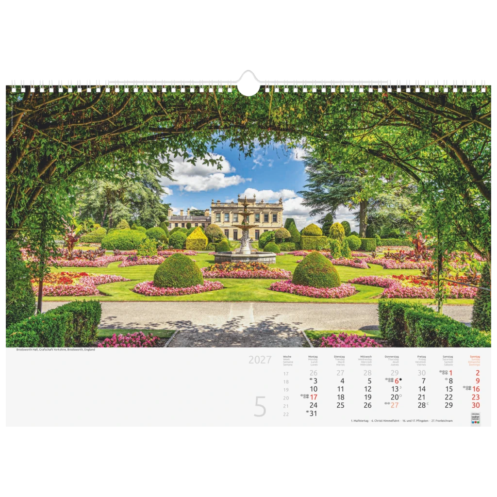 Bildkalender 2027 „Reise um die Welt“ | 440×310 mm