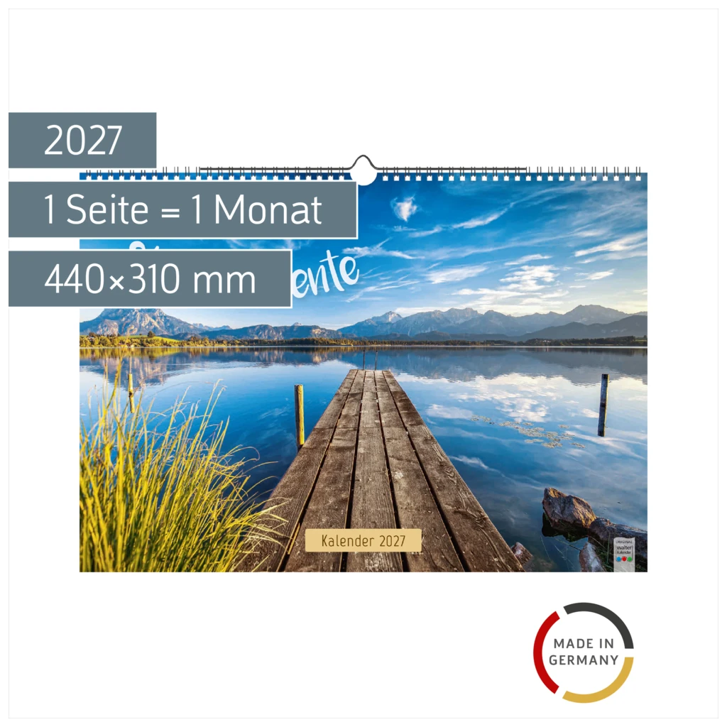 Bildkalender 2027 „Stille Momente“ | 440×310 mm
