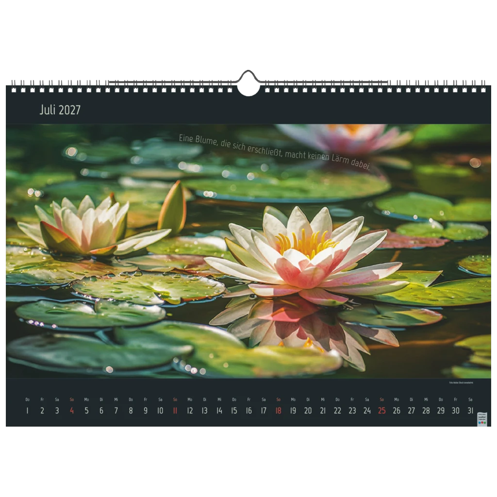 Bildkalender 2027 „Stille Momente“ | 440×310 mm