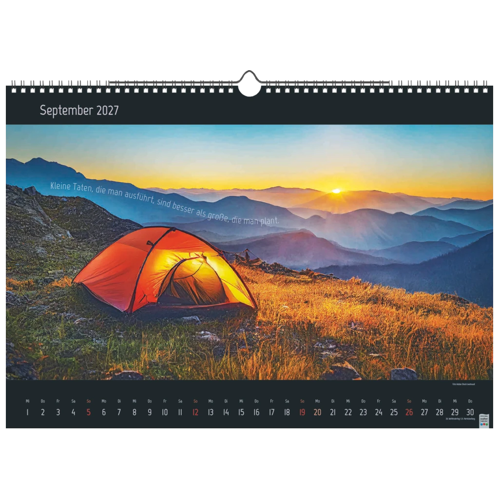 Bildkalender 2027 „Stille Momente“ | 440×310 mm