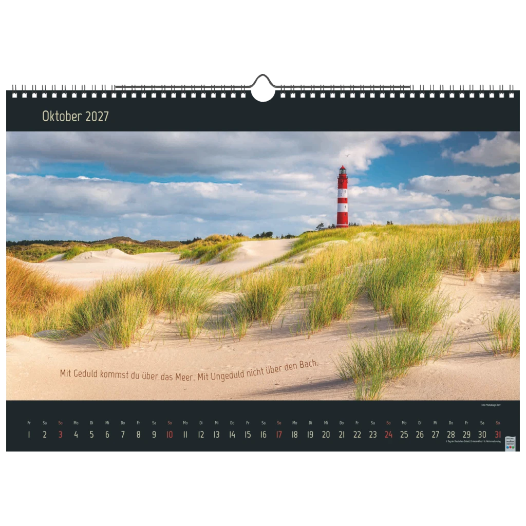 Bildkalender 2027 „Stille Momente“ | 440×310 mm