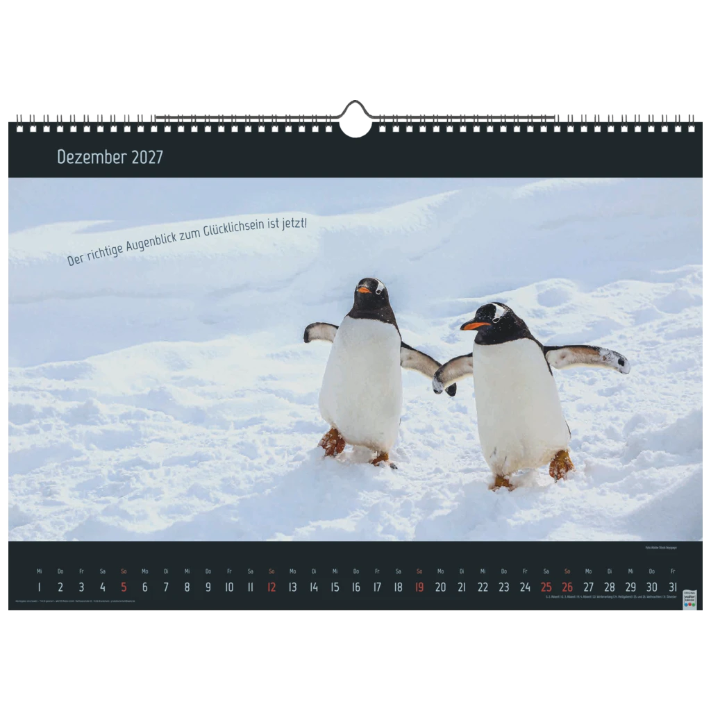 Bildkalender 2027 „Stille Momente“ | 440×310 mm