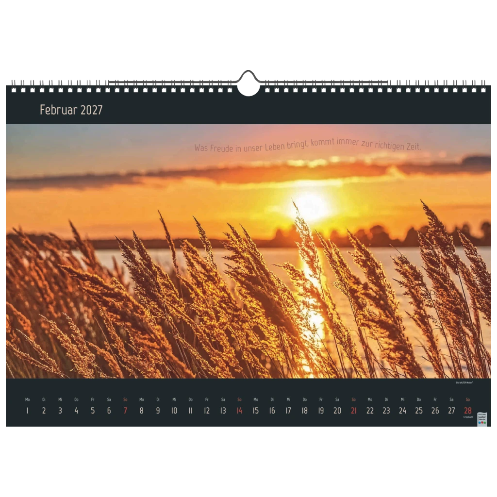 Bildkalender 2027 „Stille Momente“ | 440×310 mm