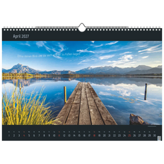 Bildkalender 2027 „Stille Momente“ | 440×310 mm