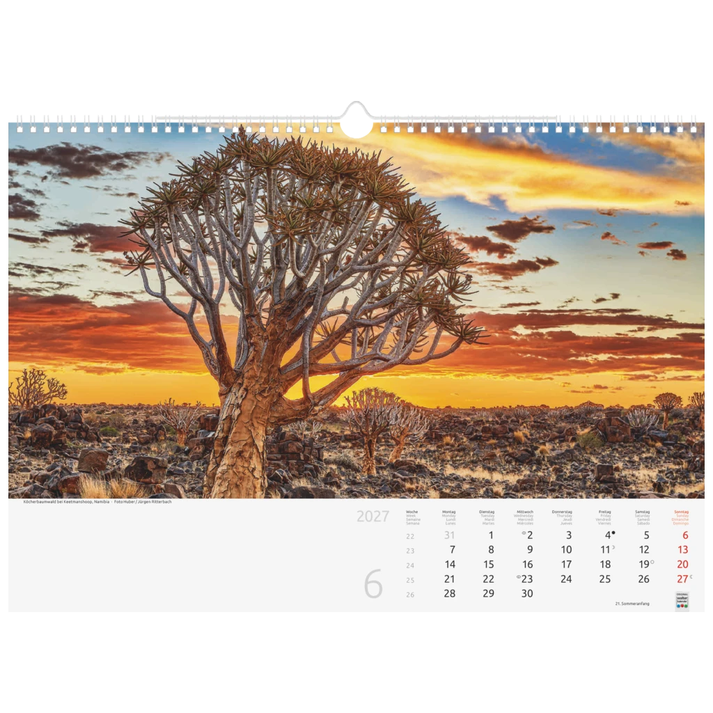 Bildkalender 2027 „Faszination Erde“ | 440×310 mm
