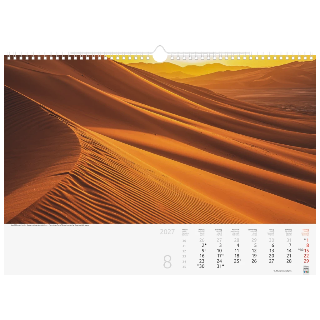 Bildkalender 2027 „Faszination Erde“ | 440×310 mm