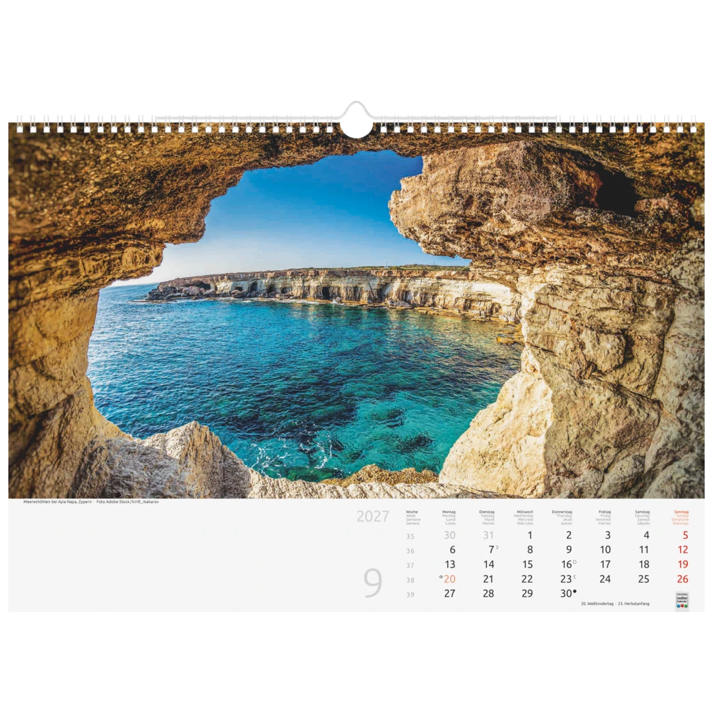 Bildkalender 2027 „Faszination Erde“ | 440×310 mm