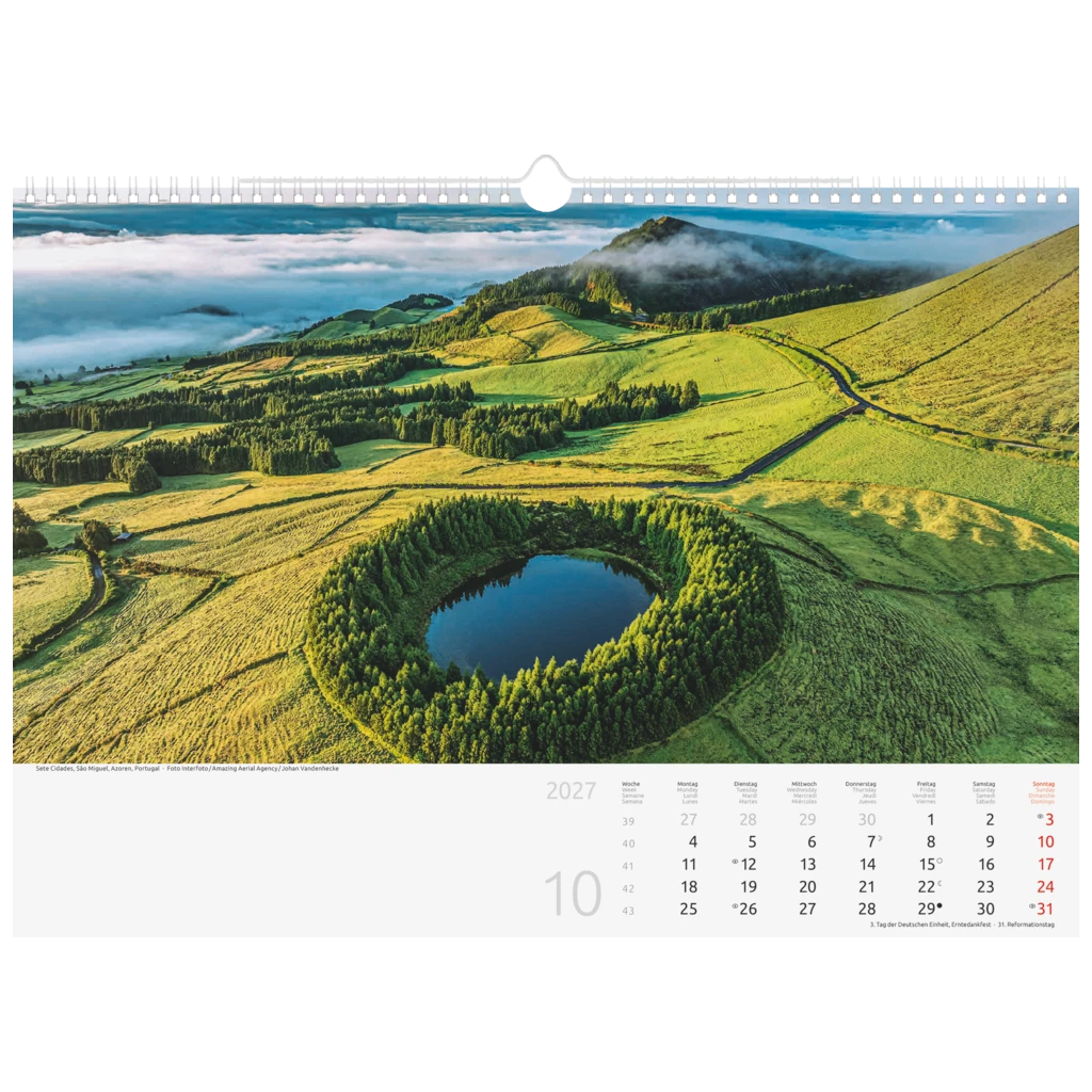 Bildkalender 2027 „Faszination Erde“ | 440×310 mm