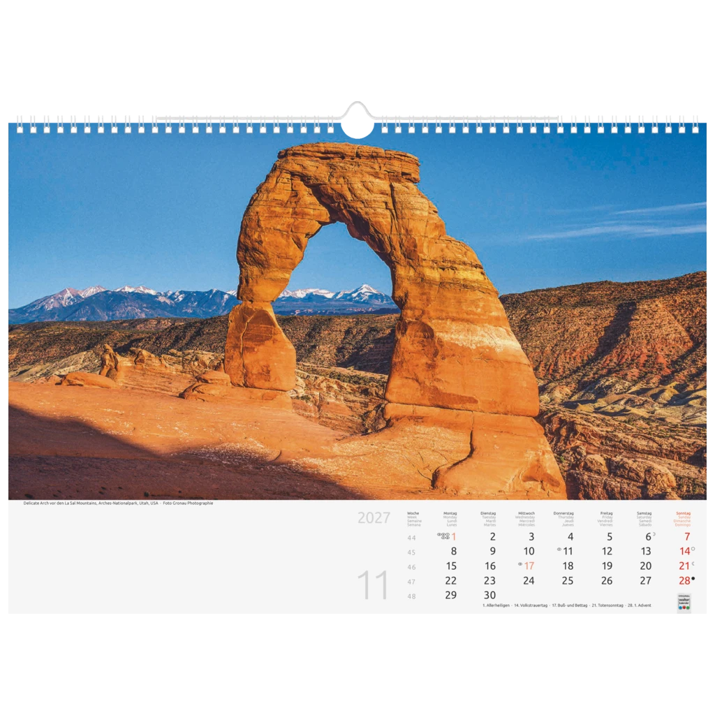 Bildkalender 2027 „Faszination Erde“ | 440×310 mm