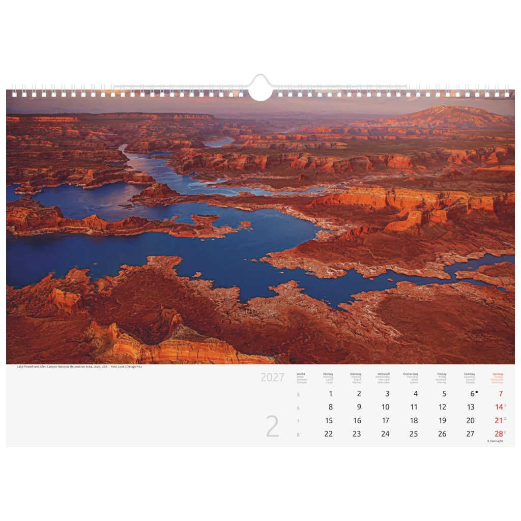 Bildkalender 2027 „Faszination Erde“ | 440×310 mm