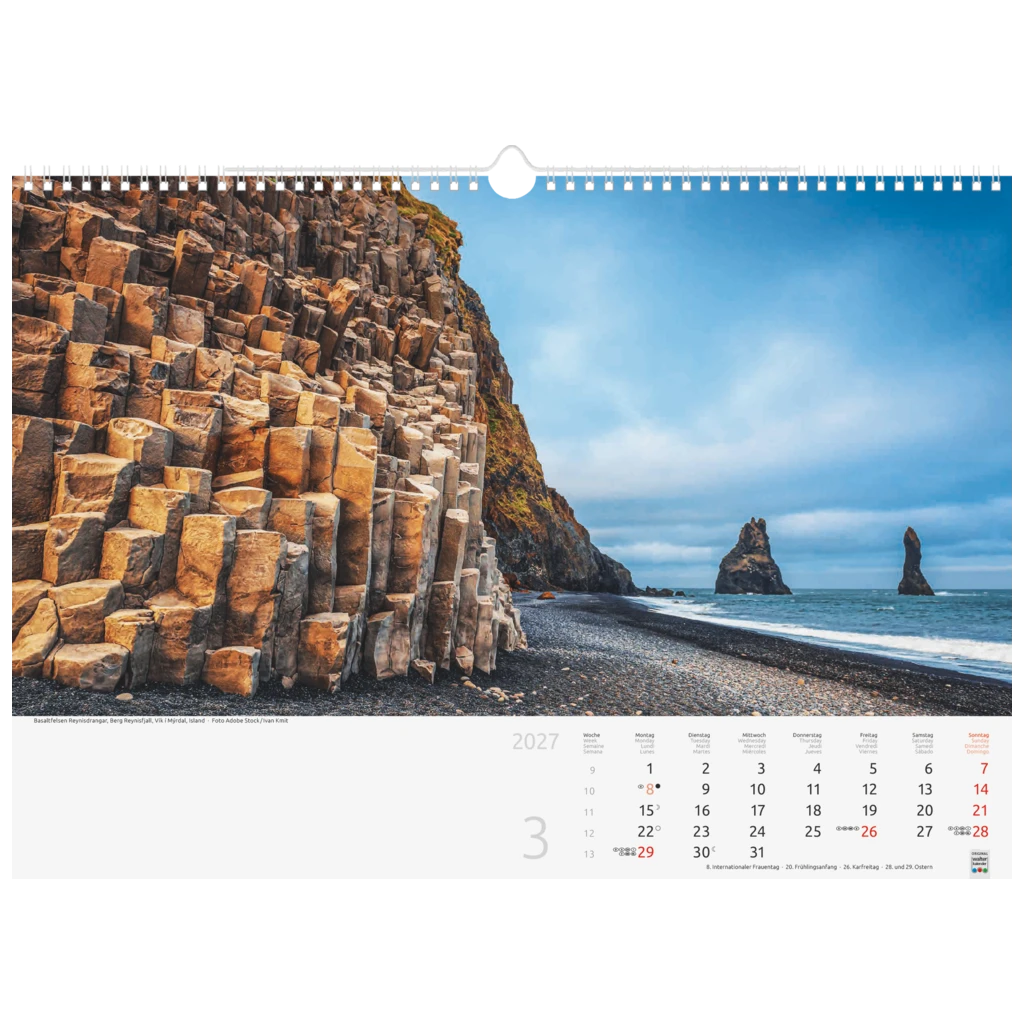 Bildkalender 2027 „Faszination Erde“ | 440×310 mm