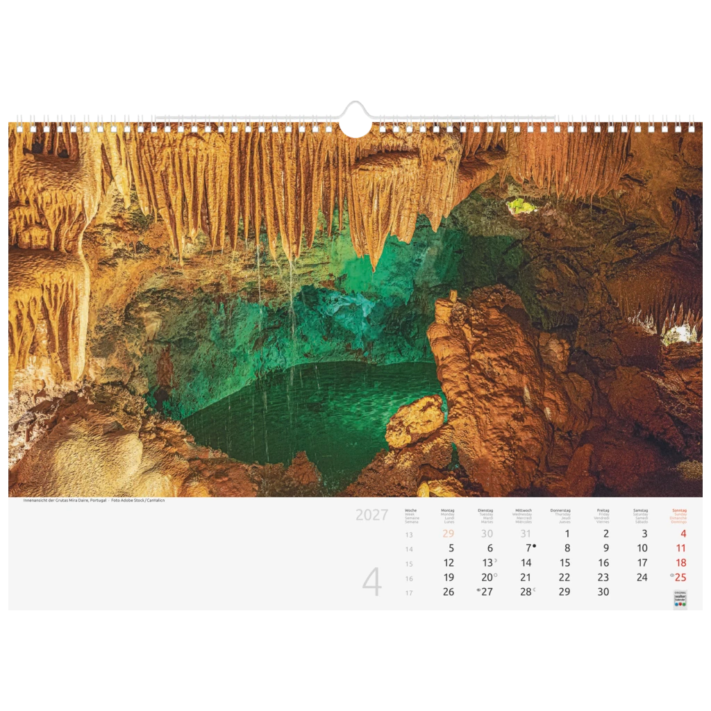 Bildkalender 2027 „Faszination Erde“ | 440×310 mm